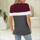 thumbnail image 4 of Camisetas con Cuello en V Mujeres Galaxy Print astral Manga Corta Top, Ligero Y Cómodo de Mujer Camisetas Casuales, 4 of 4