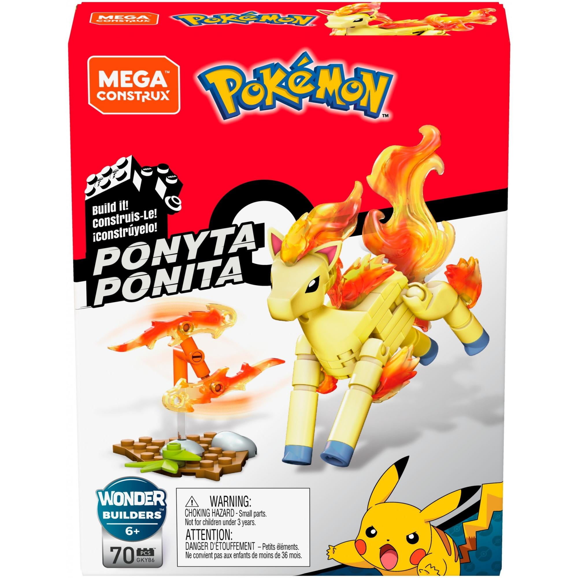 Mega Construx Pokemon Power Pack Ponyta - Walmart.com - Walmart.com