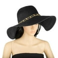 thumbnail image 3 of AERUSI Mrs Wickman Straw Floppy Hat [One Size Fits Most], 3 of 4