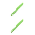 thumbnail image 4 of Kearding Juegos de cocina para niños Ensalada real Lechuga Bordes dentados Platos cómodos Asas ergonómicas Accesorios culinarios verde verde 2piezas, 4 of 6