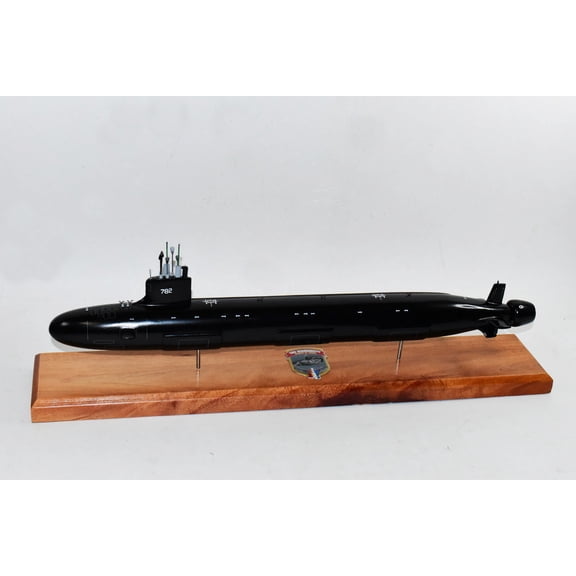 USS Mississippi (SSN-782) Submarine Model,US Navy,20 Scale Model ,Mahogany, Virginia Class Block II