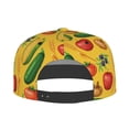 thumbnail image 3 of Uemuo Colorful Vegetables Pattern Women's Baseball Cap,Straight Brim Hat,Golf Dad Hat,Travel Hat,Sun Protection Cap,Everyday Accessory, 3 of 9