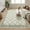 Sage Green, variant on HIWEAVER Red 9' x 12' Geometric Floral Vintage Area Rug for Living Room Washable Non Slip Indoor Carpet for Bedroom Decor Low Pile Farmhouse Floor Cover