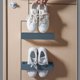 thumbnail image 4 of Fiudx Perchero para Zapatillas, Diseño de Pared, Organizador Compacto, Ideal para Baño y Aseo, Fácil Instalación Adhesiva, Retráctil para Varios Tamaños, 27,5 X 5 X 5 Cm., 4 of 6