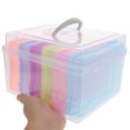 thumbnail image 5 of FUEENIRVA Photos Holding Case Plastic Photo Storage Box 6Pcs for Storage Box, 5 of 8