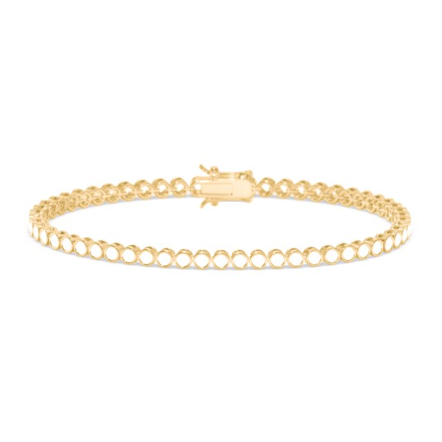 Bracelet Tennis Rond en Zircon Cubique