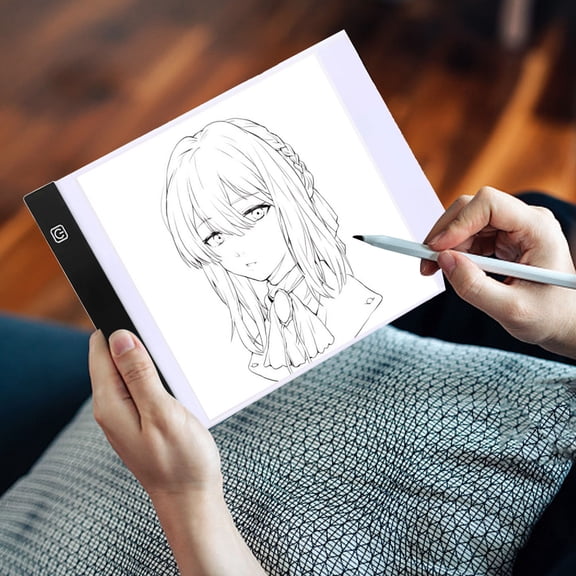 A5 Ultra Thin Portable LED Light Box USB Powered Tracing Pad for Sketching Drawing and Craft Projects