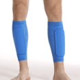 thumbnail image 3 of Calcetines deportivos de pantorrilla con diseño de panal anticolisión, antideslizantes, para exteriores, para correr, fútbol, ciclismo, montañismo, protectores transpirables, 3 of 5