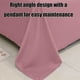 thumbnail image 5 of Sábana de poliéster de color liso de 180 x 230 cm | Sábana de fibra suave y lavable | Ropa de cama duradera y resistente a la decoloración | Sábana de fácil cuidado para todos los tamaños de, 5 of 5