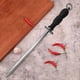 thumbnail image 3 of 10in Knife Sharpener Stick Professional Honing Blade Sharpening Rod Stick for Home Business Black, 3 of 5