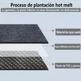 thumbnail image 4 of Alfombra Gris Bienvenido Tapete Entrada Puerta Del Piso 2pzs, 4 of 8