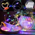 thumbnail image 3 of Led Fairy Lights Battery Operated, 32.8ft 100 LED Mini Battery Powered Copper Wire Starry Fairy Lights Decoration for Bedroom, Christmas, Parties, Wedding, Centerpiece Multicolor, 3 of 7