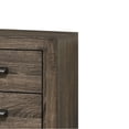 thumbnail image 2 of 2 Drawer Wooden Nightstand with Metal Handles and Bracket Legs, Brown- Saltoro Sherpi, 2 of 6