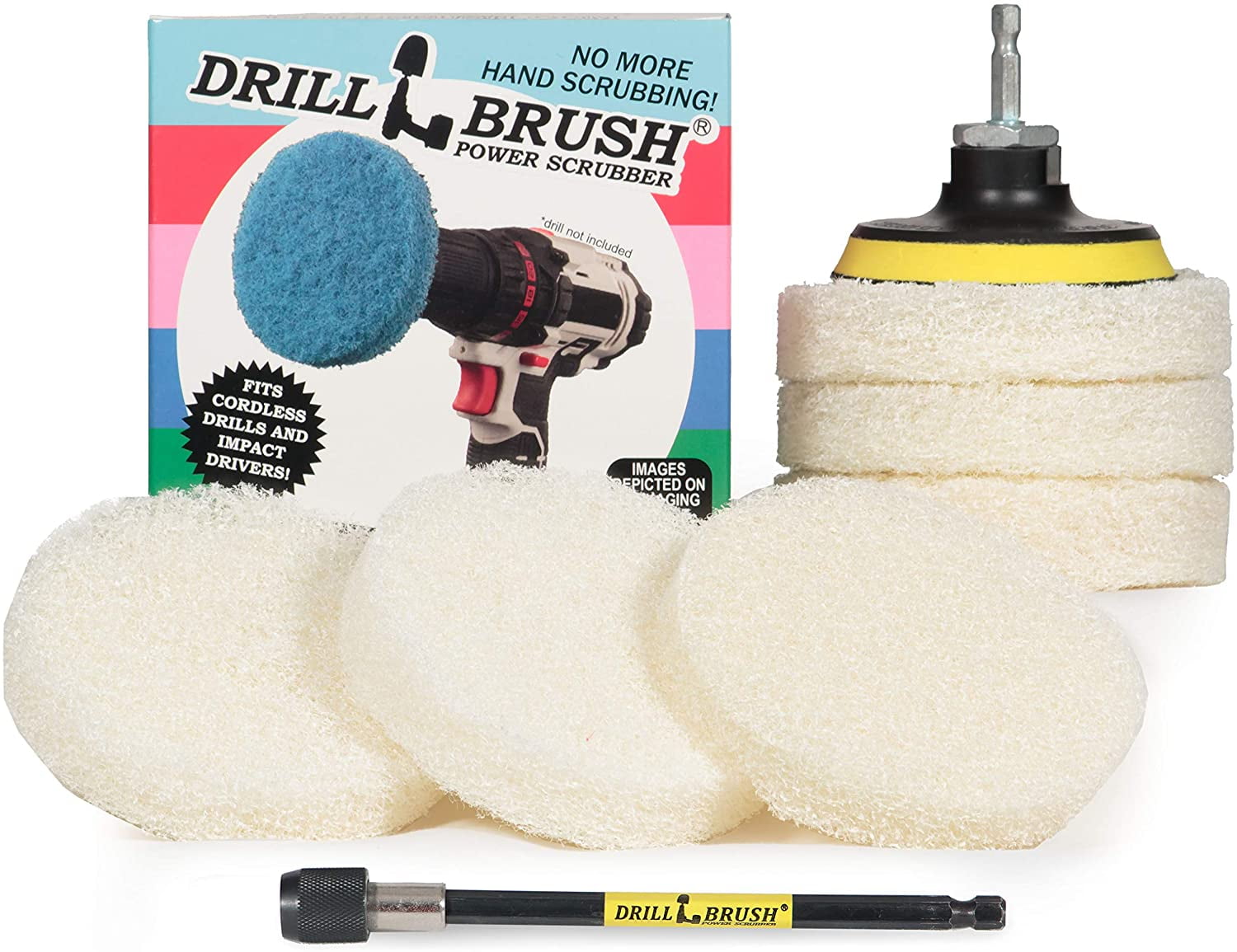 Drill Brush Drill Power Pad Set Bathroom Drill Scrubber
