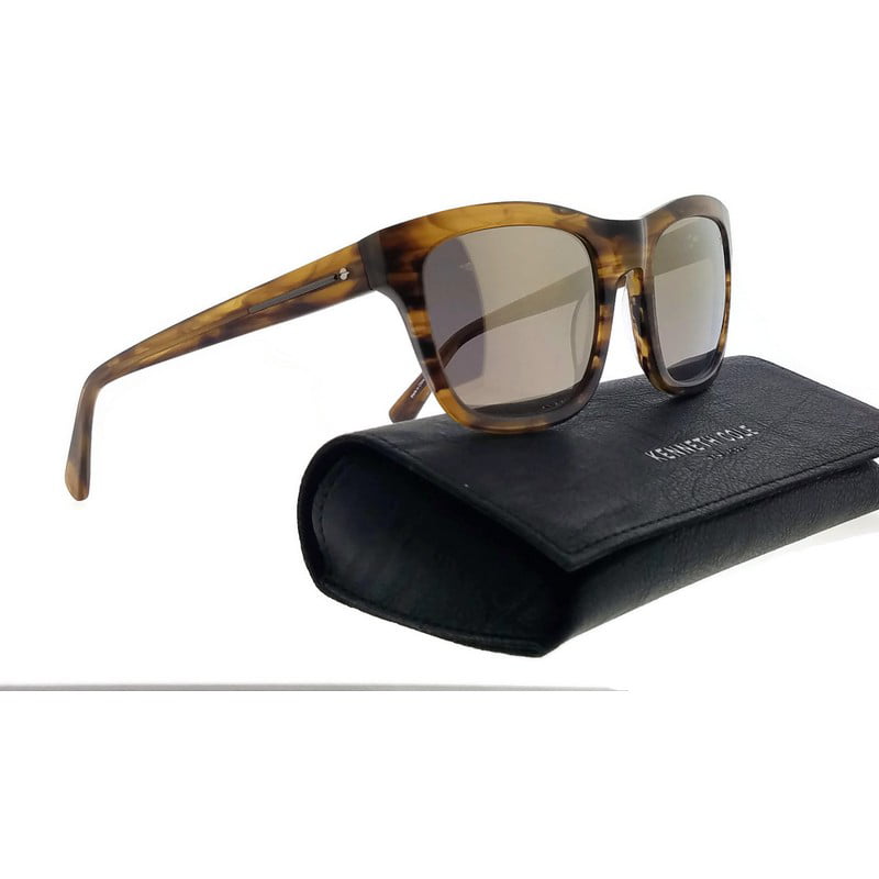 Kenneth Cole KC7201-62C-52 Square Women's Brown Frame Brown Lens Sunglasses NWT 
