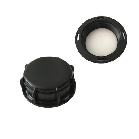 

SagaSave 1/3 pcs Black IBC Cap Fits for IBC Water Tanks Tons Barrels Valve Accessories
