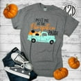 thumbnail image 4 of Tees2urdoor Meet Me at the Pumpkin Patch T-Shirt, Adult 5X-Large, grey, 4 of 5