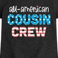 thumbnail image 3 of Instant Message - All American Cousin Crew - Toddler & Youth Girls Short Sleeve Graphic T-Shirt, 3 of 6