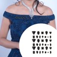 thumbnail image 2 of 130Pcs Sew On Rhinestones Multi-use DIY Rhinestones Glass Decorative Materials for DIY, 2 of 8