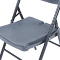 thumbnail image 4 of Sillas Plegables Rattan Gris Paquete 6 LOOMBER, 4 of 7