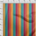 thumbnail image 3 of oneOone Cotton Silk Teal Green Fabric Stripes Diy Clothing Quilting Fabric Print Fabric By Yard 42 Inch Wide-7K, 3 of 6