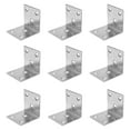 thumbnail image 1 of 10Pcs L Bracket Corner Bracket Metal Corner Brace Corner Fastener for Wood Cabinets, 1 of 8