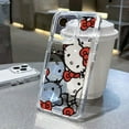 thumbnail image 1 of 2024 Sanrio Hello Kitty Étui de Protection en Silicone Transparent pour iPhone 14 13 12 11 Pro Max Plus 6 7 8 Plus X TP XR Max LXY, 1 of 6