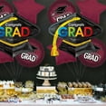 thumbnail image 4 of PMU Congrats Grad Cap Balloon Bouquet | Graduation Decoration Mylar Balloons | Graduation Balloons Class of 2024 Decor | Celebrate Success with Vibrant Graduation Balloons | Burgundy (5/Pkg) Pkg/1, 4 of 7