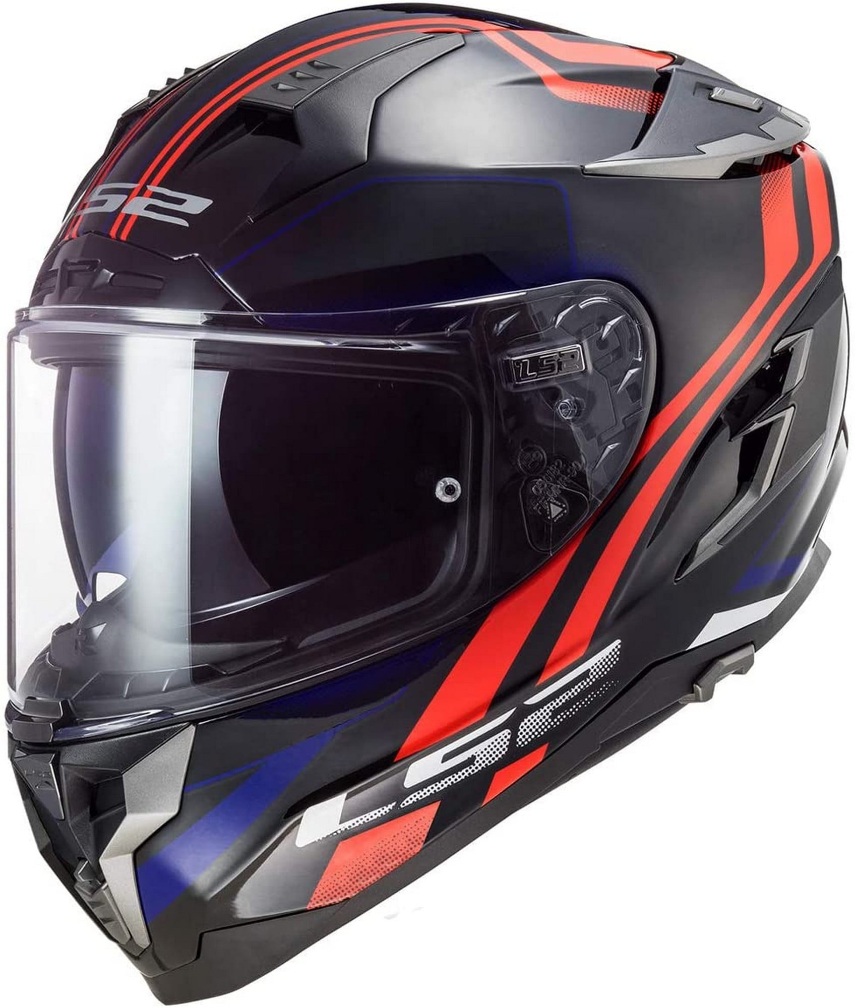 LS2 Helmets Challenger GT Propeller Full Face Street Helmet Red/Blue - XXX-Large 