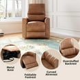 thumbnail image 5 of WhizWax Recliner and Swivel Glider Rocking Chair, brown, 5 of 8