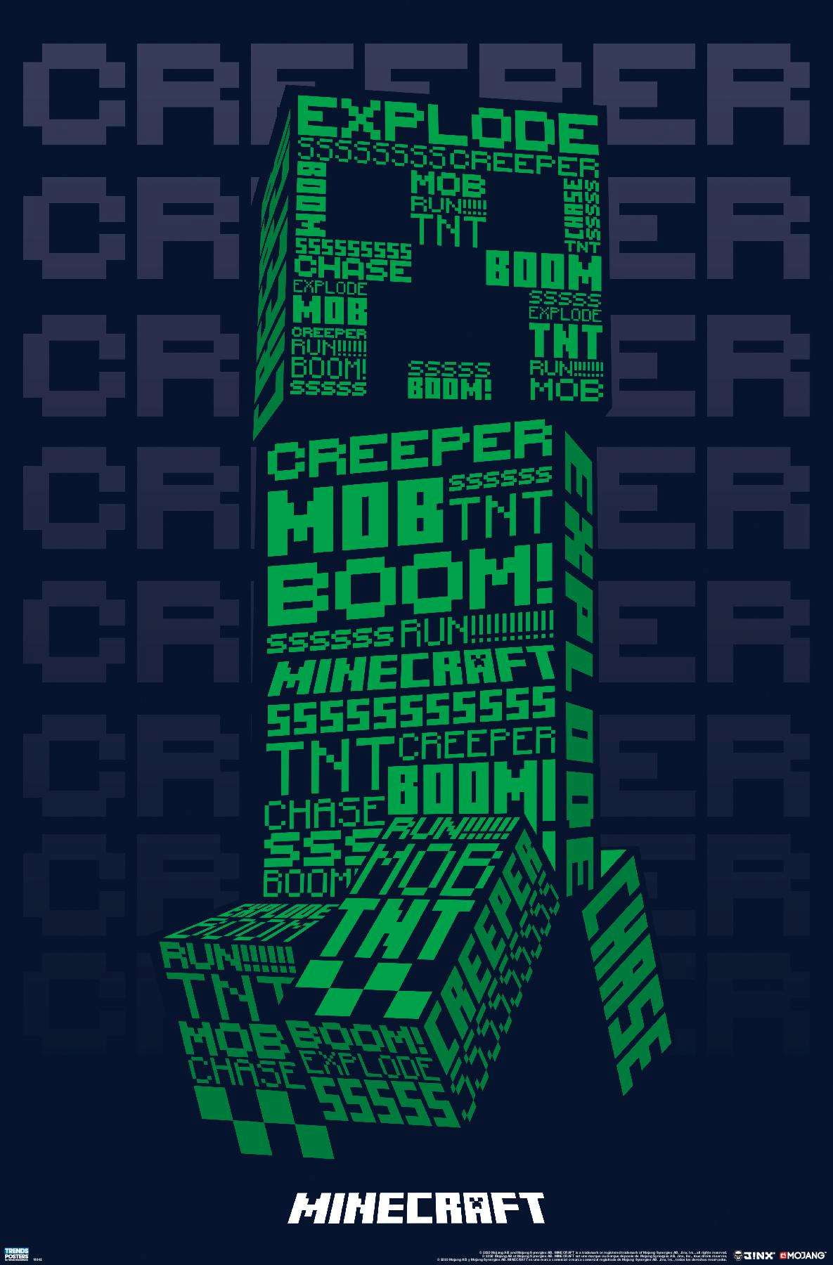 Minecraft Creeperscope Poster