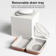 thumbnail image 4 of 4 Pack Travel Soap Holder Soap Box with Drain Tray Leakproof Bar Soap Case Portable Soap Dish with Lid for Travel Camping Fitness Hiking Jikaix, 4 of 5