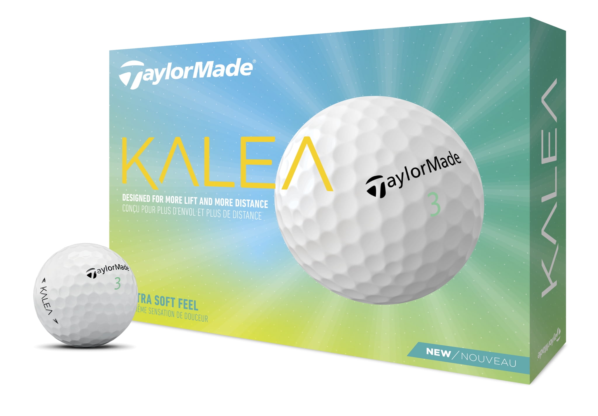 TaylorMade Kalea White Women's Golf Balls 12BP