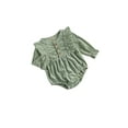 thumbnail image 2 of ZAXARRA Newborn Baby Girls Fashion Floral Print Romper Stylish Long Sleeve Romper, 2 of 6