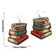thumbnail image 3 of colorido de madera en forma de libro pendientes de arte libro maestro estudiante graduación regalo decoración, 3 of 8