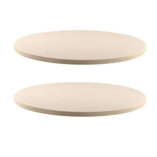 2X Piedra de Cerámica para Hornear Pizza de Piedra de Pizza de 12 Pulgadas / Bandeja, para Parrilla Y Horno-Resistente Al , Duradero Y Seguro