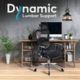 thumbnail image 3 of Oline ErgoPro Ergonomic Office Chair w/ Breathable Mesh Material, Navy Blue, 3 of 7