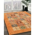thumbnail image 2 of Ahgly Company Indoor Rectangle Abstract Orange Abstract Area Rugs, 2' x 4', 2 of 6