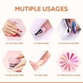 thumbnail image 4 of modelones Gel Top Coat Base Coat for Gel Nail Polish, 3 Pcs 10 ml No Wipe Matte & Shiny Top Coat, Long Lasting High Gloss and Matte Effects DIY at Home, 4 of 8