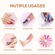 modelones Gel Top Coat Base Coat for Gel Nail Polish, 3 Pcs 10 ml No Wipe Matte & Shiny Top Coat, Long Lasting High Gloss and Matte Effects DIY at Home