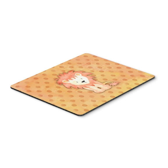 Polkadot Lion Watercolor Mouse Pad Hot Pad or Trivet