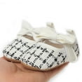 thumbnail image 4 of Yoyauz Baby Girl Mary Jane Shoes Anti Slip Rubber Sole Ballet Slippers Princess Dress Wedding Shoes Newborn Kids Shoes Toddler Shoes（0-12 Month）, 4 of 8