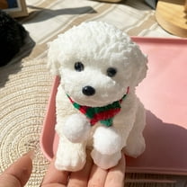 Sahpxhe Mini Animals Plush Toy Ornaments Girlfriend Gifts Simulation Toys Dog Toys Sensory Toys Gifts for Kids Teenage