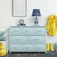 thumbnail image 7 of Sorbus Dresser with 8 Fabric Bins Drawers - Kids Furniture Storage Chest for Clothing Toys Organization, Bedroom, Closet (Aqua), 7 of 7