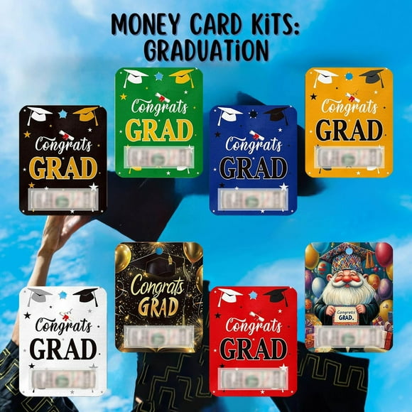 EGNMCR Closet Organizers and Storage, Organization and Storage, Storage Bins, Storage Containers An 8-piece Wallet Set Suitable For Graduation Season Decoration And Celebration a Wallet