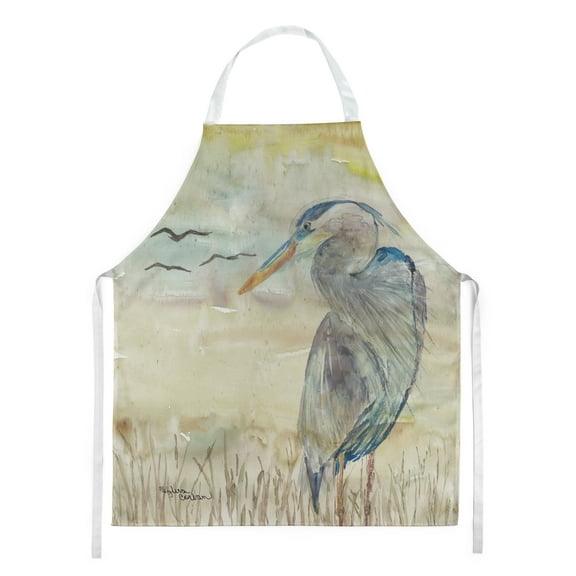 Blue Heron Yellow Sky Apron