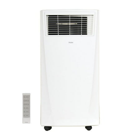 - Haier 9,000 BTU 115-Volt Portable Air Conditioner with Remote, Factory Reconditioned
