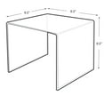 thumbnail image 2 of Clear Acrylic Riser Pedestal Display 9.5"W x 9.5"D x 9.5"H, 4-Pack, 2 of 4