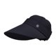 thumbnail image 5 of Sombrero de verano de ala ancha, ligero, transpirable, elegante, portátil y con parte superior desmontable. Negro, 5 of 9