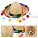 thumbnail image 2 of KAKOWELY 2 piezas de sombrero pequeño para fiesta de México, sombrero para carnaval, sombrero festivo, sombrero mexicano, recuerdo de fiesta de México, 2 of 3